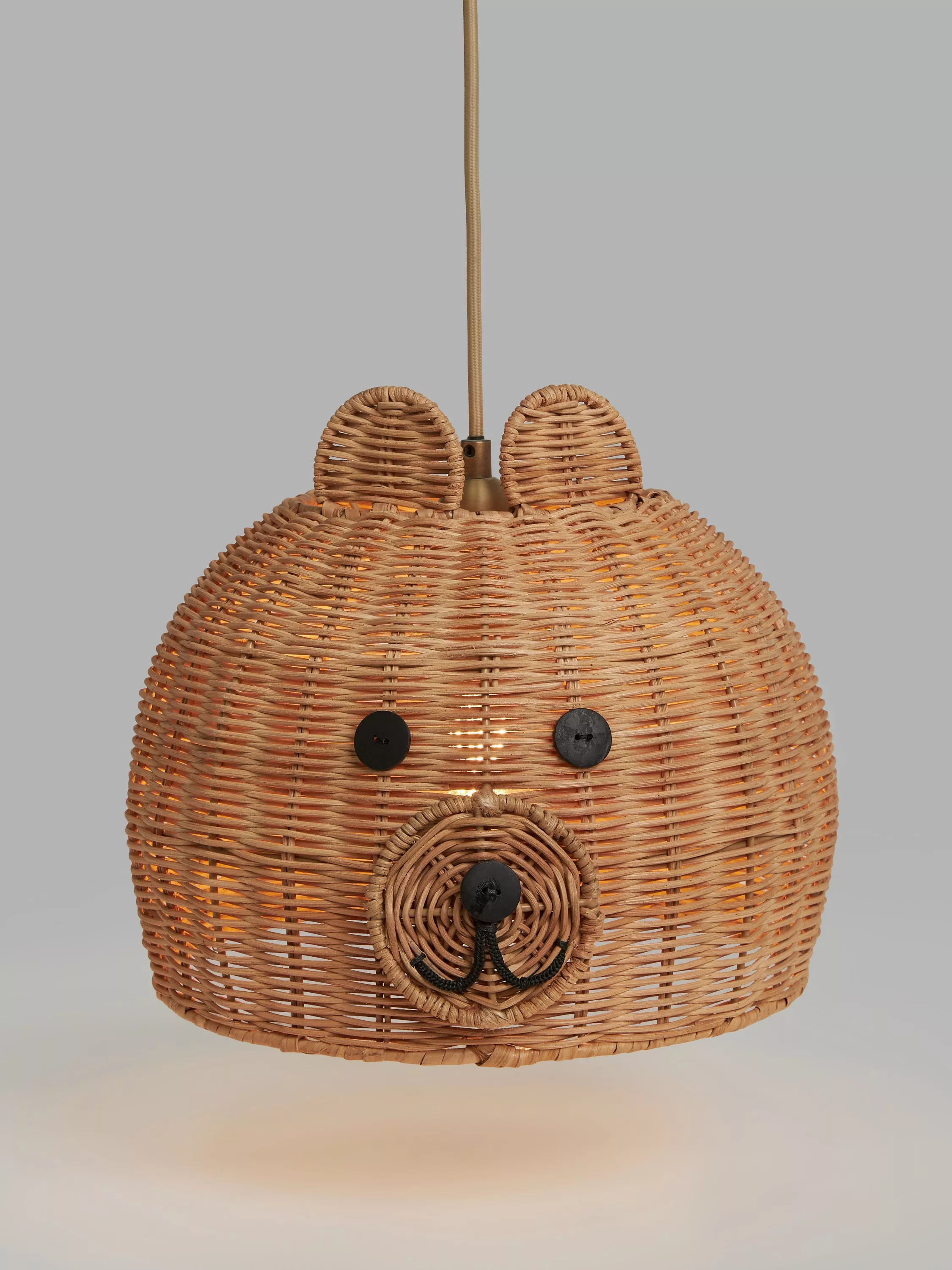 John Lewis Bear Rattan Ceiling Shade | John Lewis (UK)