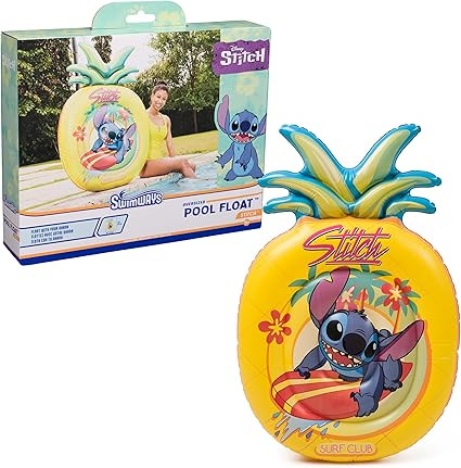 Swimways Stitch Oversized Pool Float, Inflatable Pool Floats & Kids Pool Toys, Swimming Pool Acce... | Amazon (US)