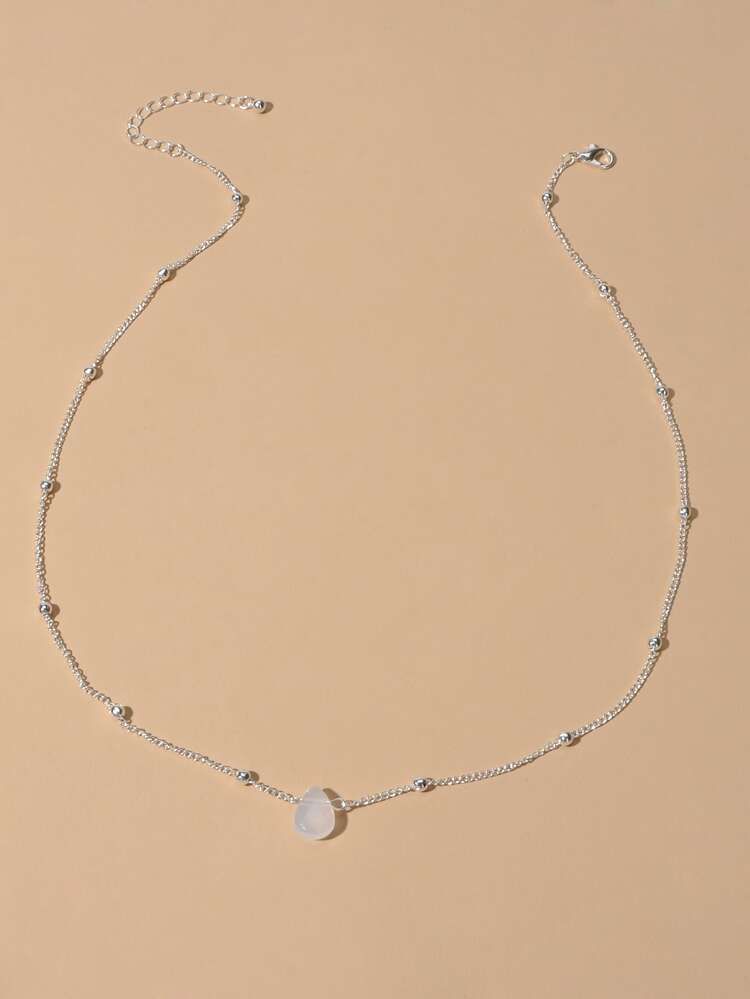 Stone Decor Necklace | SHEIN | SHEIN