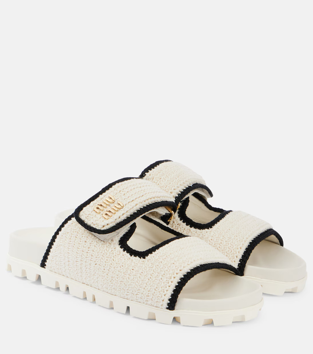Logo crochet sandals | Mytheresa (UK)