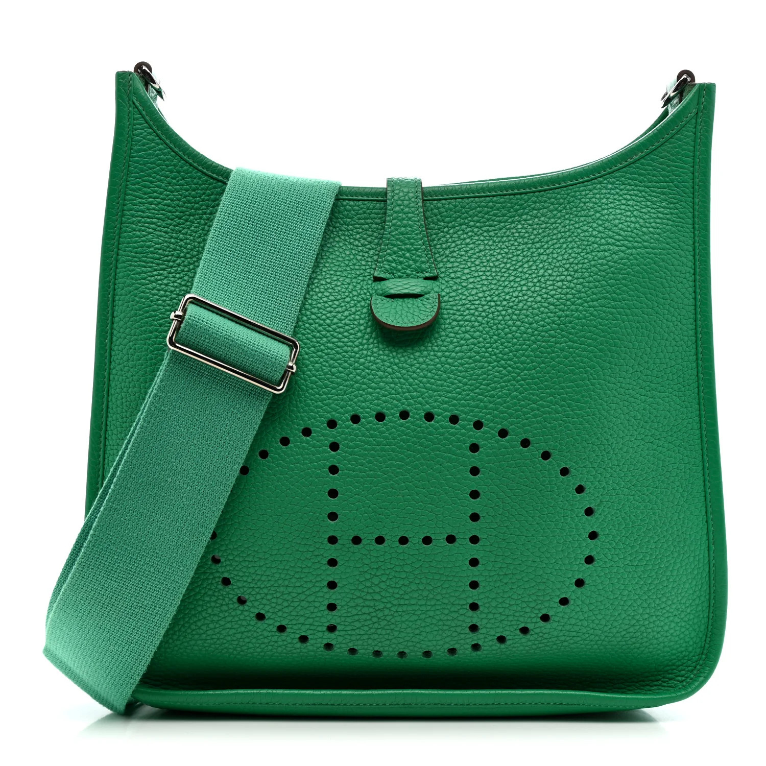 Taurillon Clemence EVELYNE III PM Menthe | FASHIONPHILE (US)
