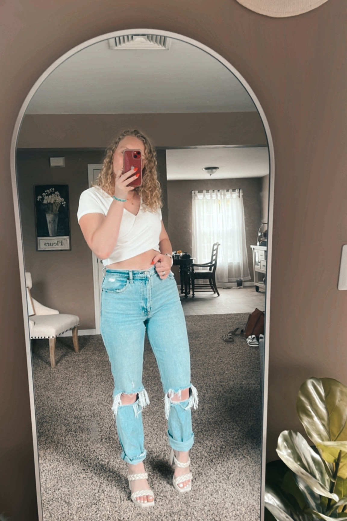 Abercrombie denim, Abercrombie jeans, summer outfit, end of summer outfit, summer to fall out, Ashby dolce vita heels 

#LTKSeasonal #LTKstyletip #LTKfit