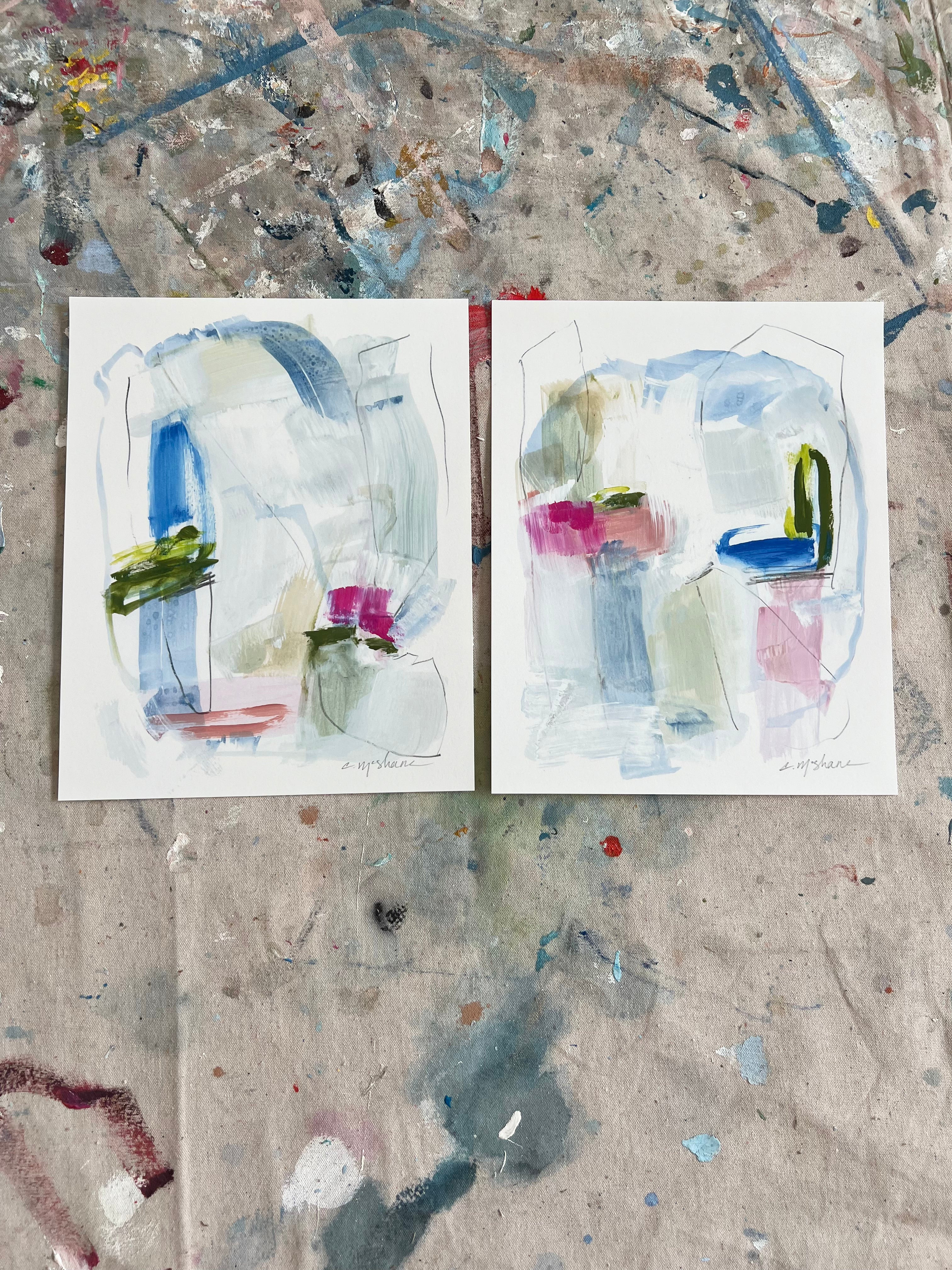 "Brighter Days" hand signed paper prints (set of 2) | Chelsea McShane Art