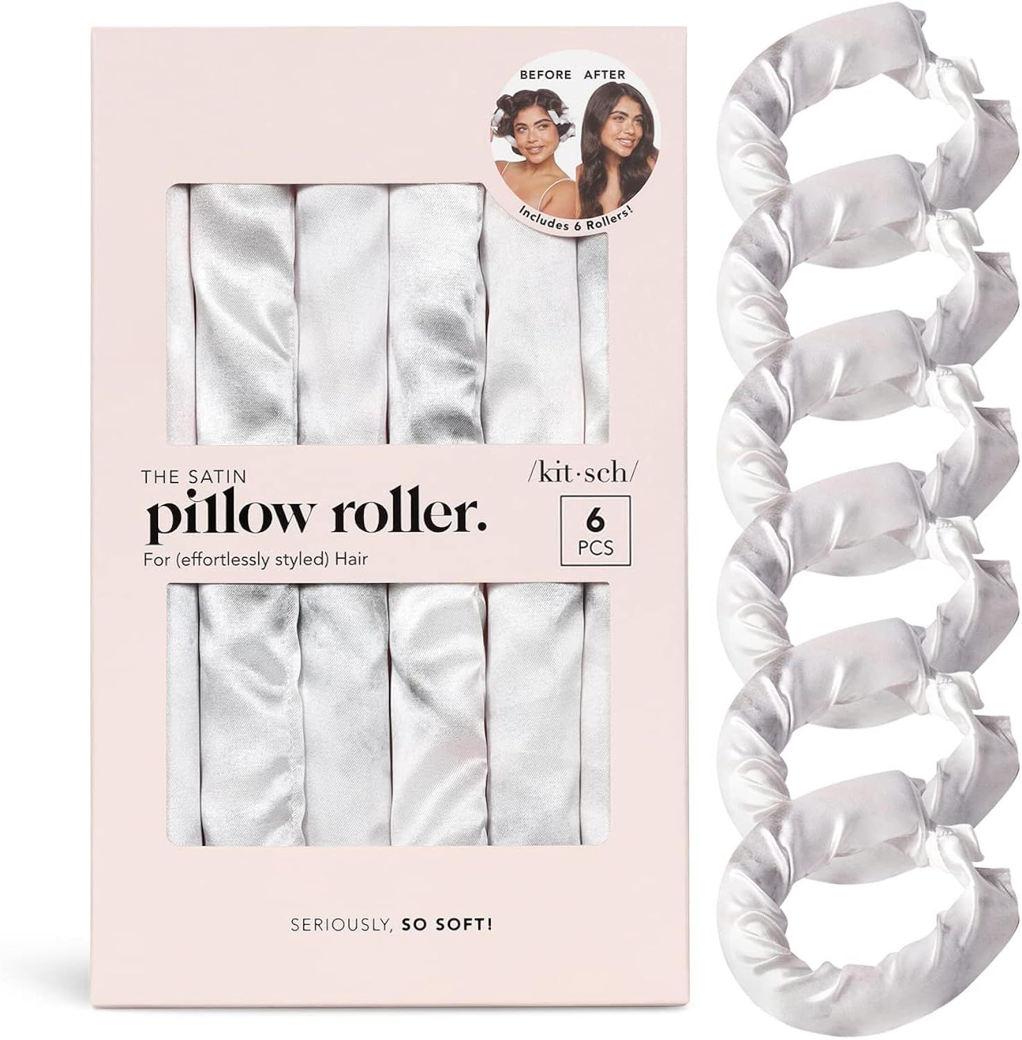 Kitsch The Satin Pillow Hair Rollers | Amazon (US)