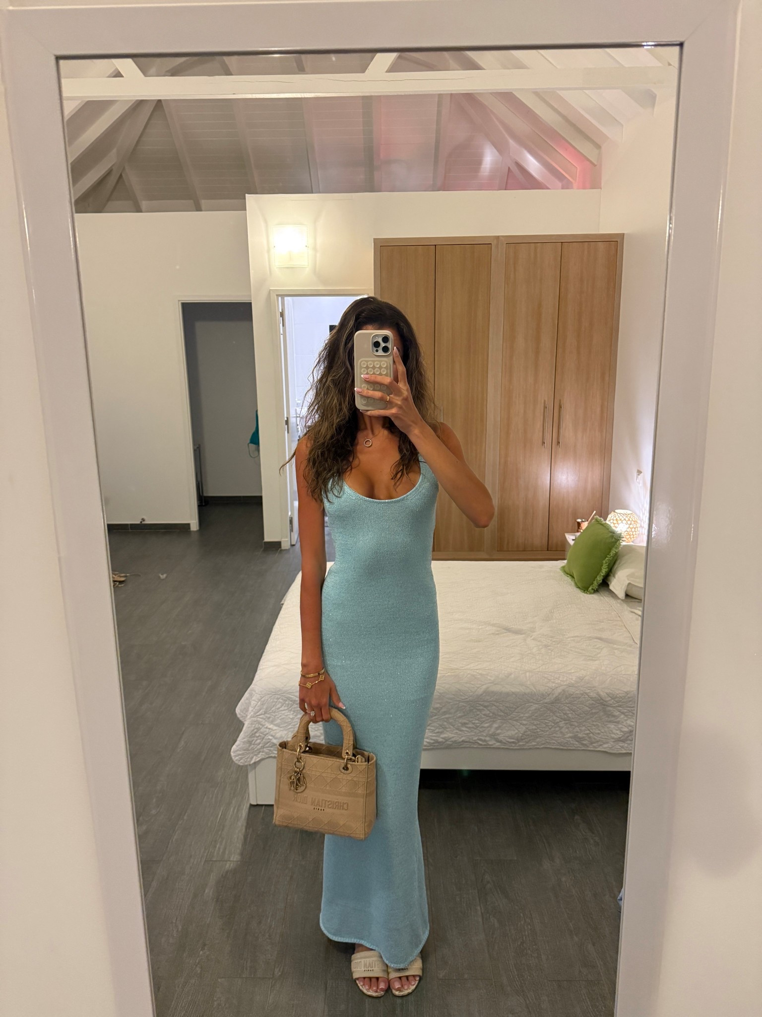 Dinner fit 🩵 Wearing a small. 

#LTKSeasonal #LTKTravel