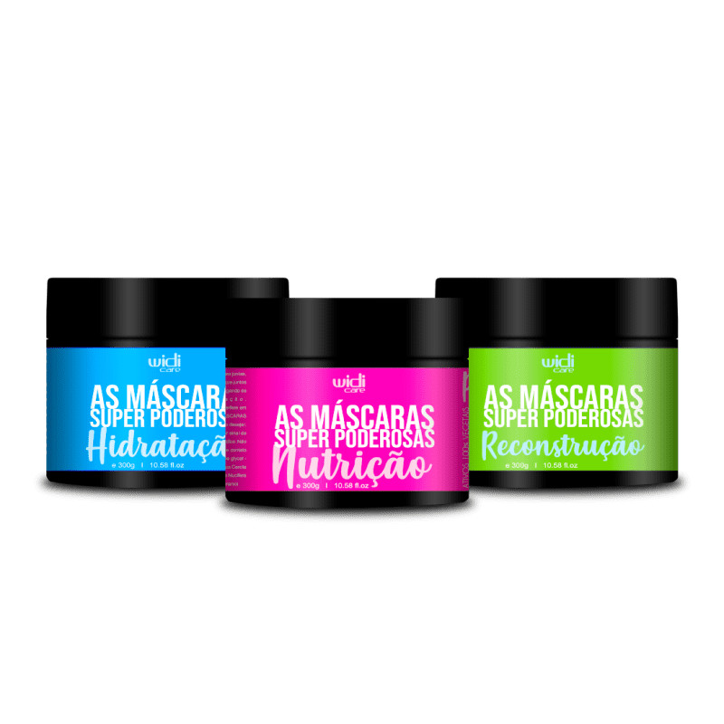 Kit Widi Care As Máscaras Super Poderosas Cronograma Capilar (3 Produtos) | Beleza Na Web (BR)