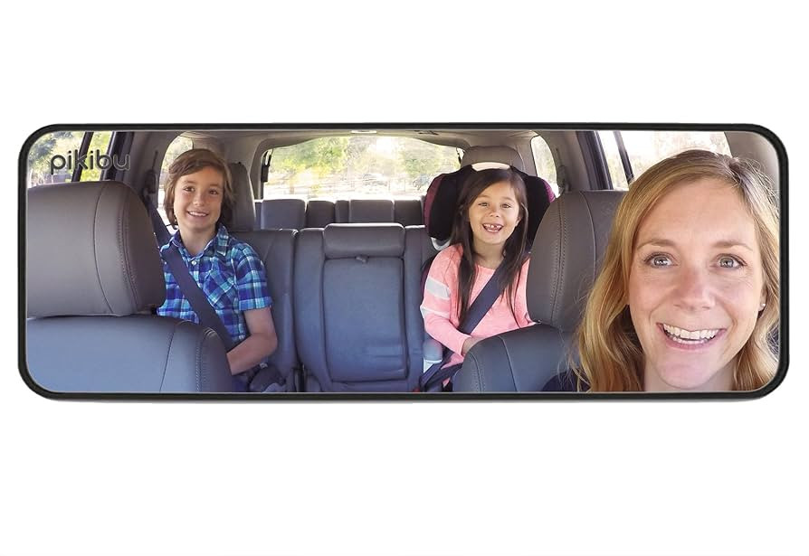 Family Car Mirror by Pikibu® - A better way to see your kids. View ALL your children and your bl... | Amazon (US)