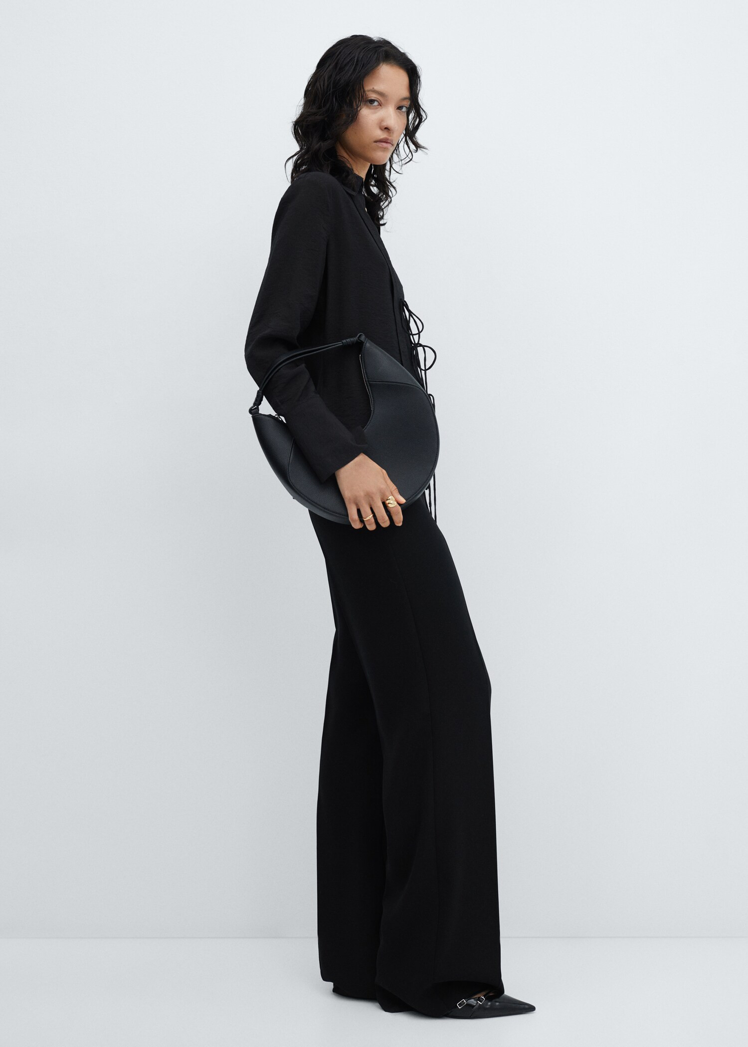 Bows fluid blouse | MANGO (US)