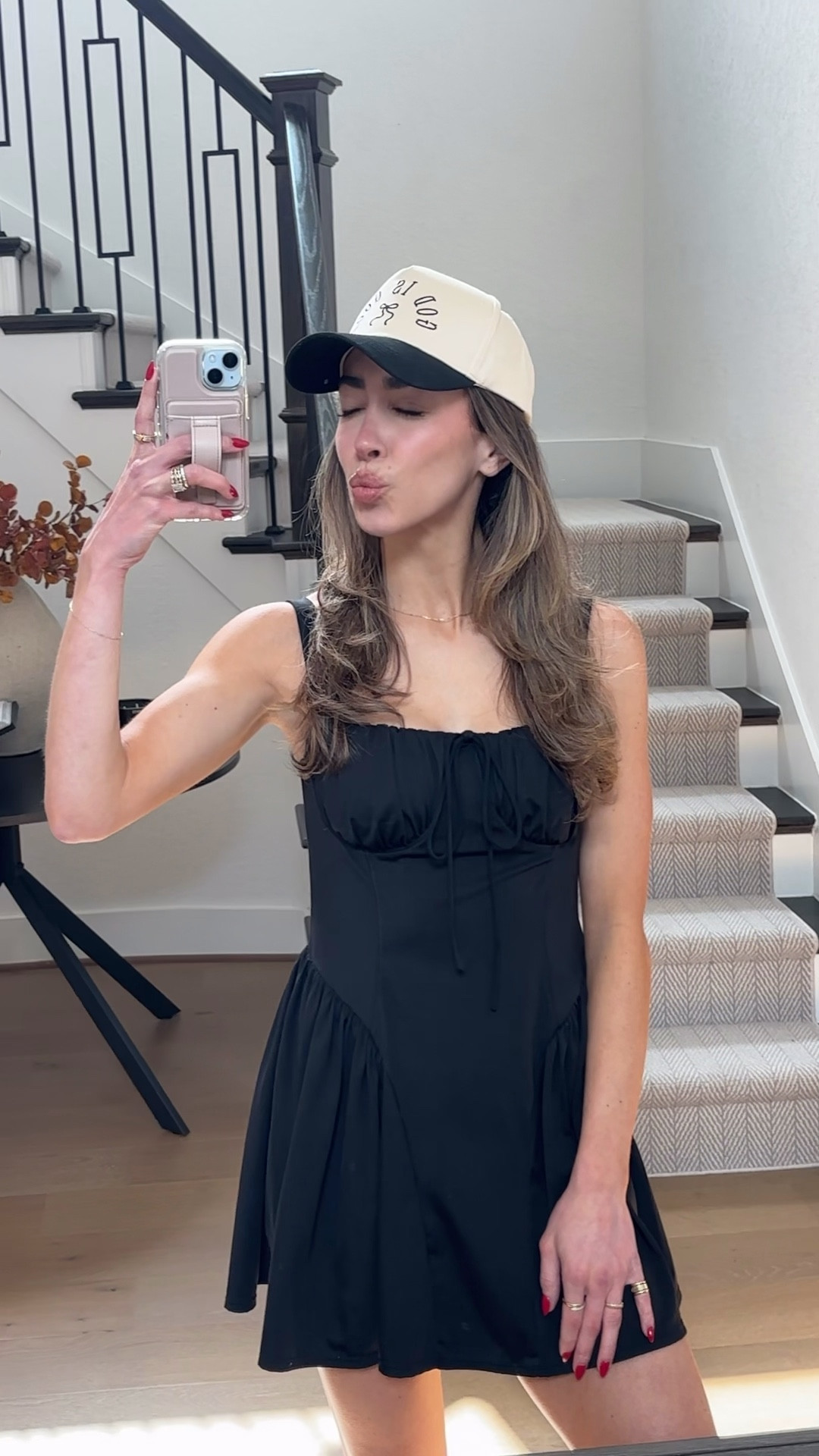Looove this athletic dress and cute hat🫶🏼 they don’t sell the trucker hat version anymore, but I linked the classic baseball hat fit with the same colors, graphics, and words! Code LACEYK0 for Halara!￼

#LTKmomlife #LTKActive #LTKootd