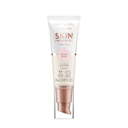 CoverGirl TruBlend Skin Enhancer, Velvet Blur, Primer, Plumps Dry Skin, Blurs Pores, Hydrating, Brightening, Lasts All Day, 0.81oz | Amazon (US)