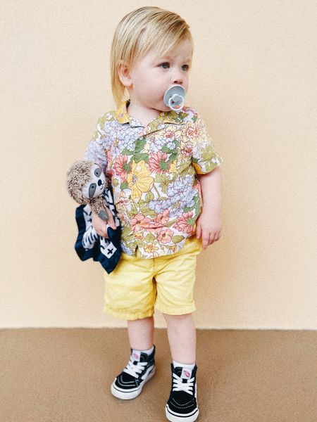Floral and yellow toddler boy outfit 

#LTKfindsunder50 #LTKkids #LTKSpringSale