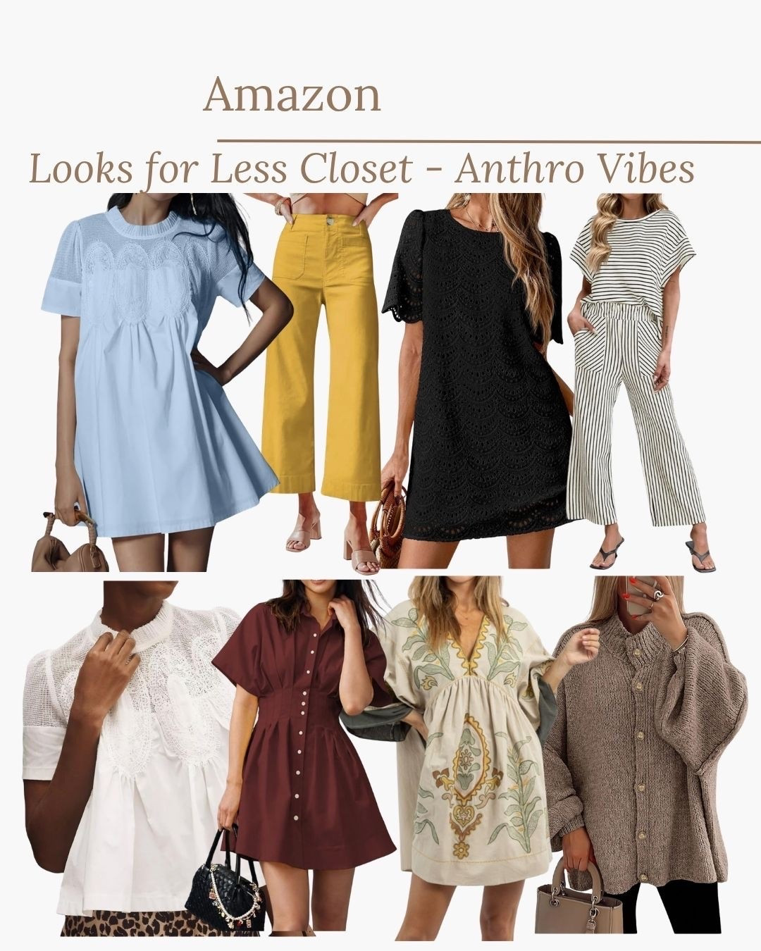 Amazon looks for less- Anthropologie Vibes!

#LTKootd #LTKdayinmylife #LTKgrwm