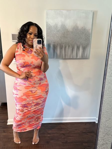 Great Dress for Mothers Day Brunch or Just To Wear this Spring. Wearing an XL I’m a 14-16. I absolutely love this print tagged some other styles available in this print as well. 

#LTKStyleTip #LTKOver40 #LTKMidsize