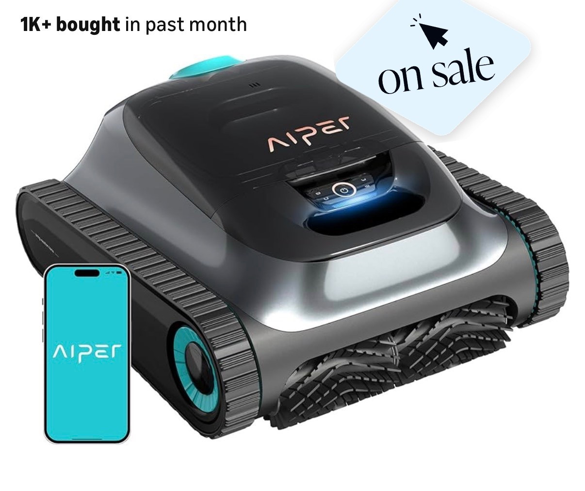 Aiper Scuba S1 Robotic Pool Cleaner, W/Smart Navigation

#LTKSwim #LTKSaleAlert #LTKHome