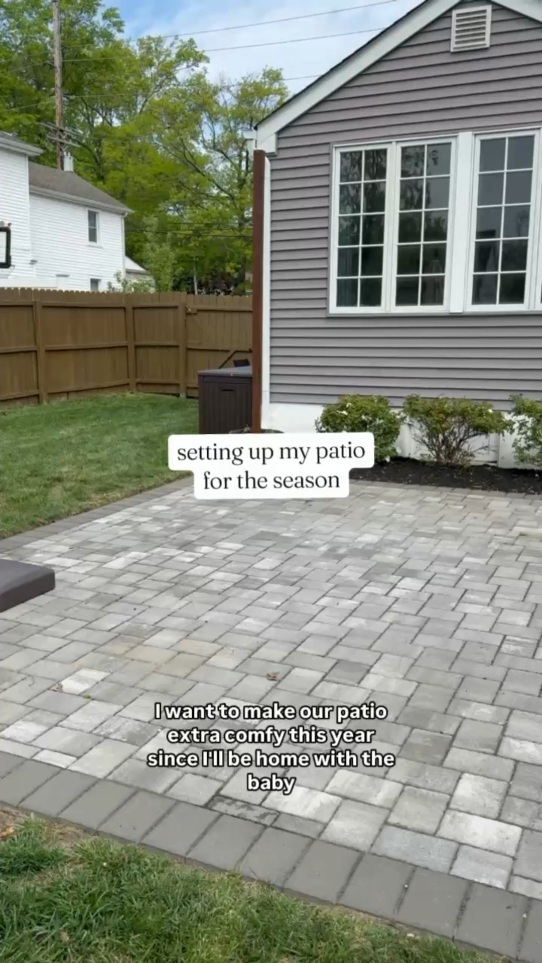 lots of time will be spent in our yard this summer lounging &🤱🏻 while my toddlers play so this space had to be both comfortable and calming🪴 I’m grateful for the shade now that we have a large @purpleleafgarden cantilever umbrella that rotates 360 degrees/ angles to follow the sun all day long. Comment PATIO for links to your inbox and you can use code EVERYTHING01 for 5% off an umbrella before June 4.
#ad #cantileverumbrella #patioumbrella #purpleleaf 

#LTKFamily #LTKSeasonal #LTKHome