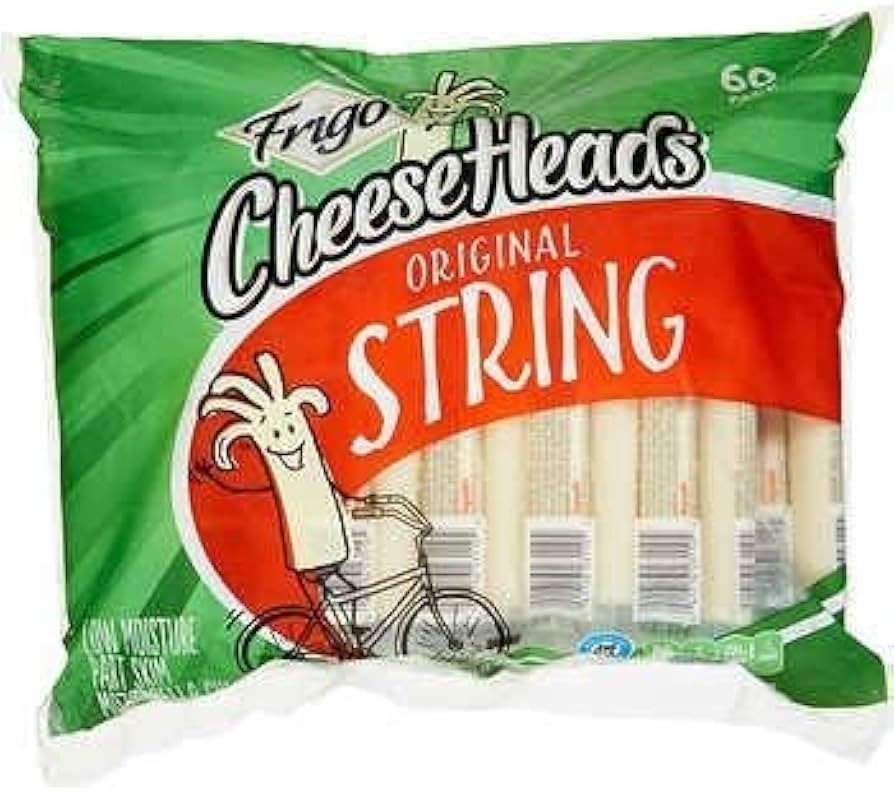 Cheese Heads | String Cheese | (1 oz. pkg, 60 ct.) | Amazon (US)