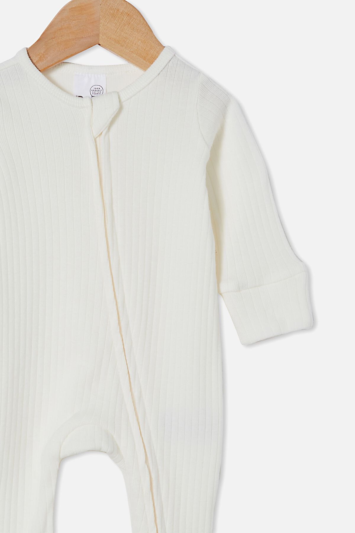 Organic Newborn Zip Through Romper | Cotton On (US)