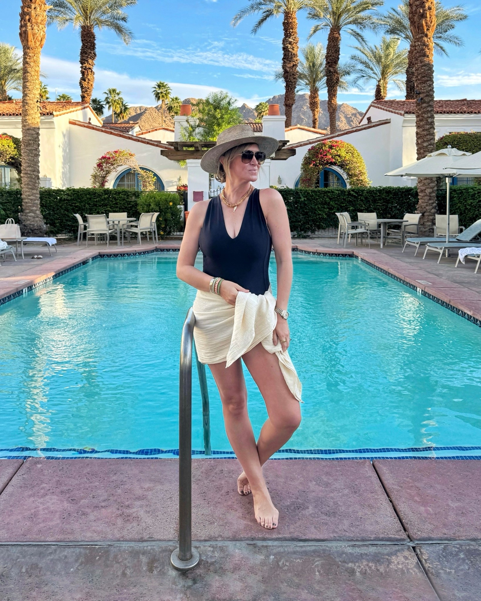 Such a comfortable compression suit for all day long - comes in standard and long torso sizing. 
Wearing: Serenity Compression One Piece (I’m wearing a large, long  for reference!) and the Dylan Gauze Sarong. use code 15NIKKI to save. @Carve Designs #CarveCreator 

#LTKSwim #LTKootd