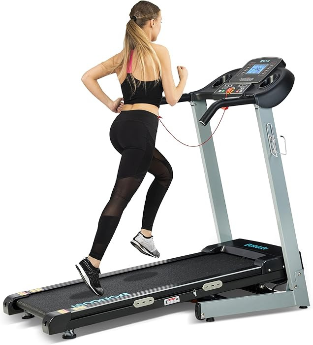 Treadmill with Auto Incline - 300 lb Capacity, 3.0HP Folding Electric Treadmill Up to 8.5 MPH Spe... | Amazon (US)
