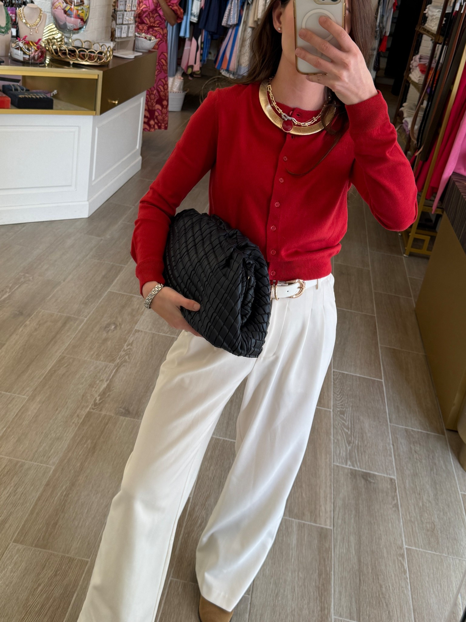 Wearing size xs in top and bottom ❤️