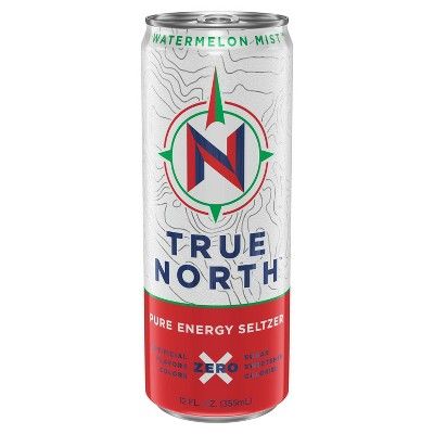 True North Watermelon Mist Energy Seltzer - 12 fl oz Cans | Target