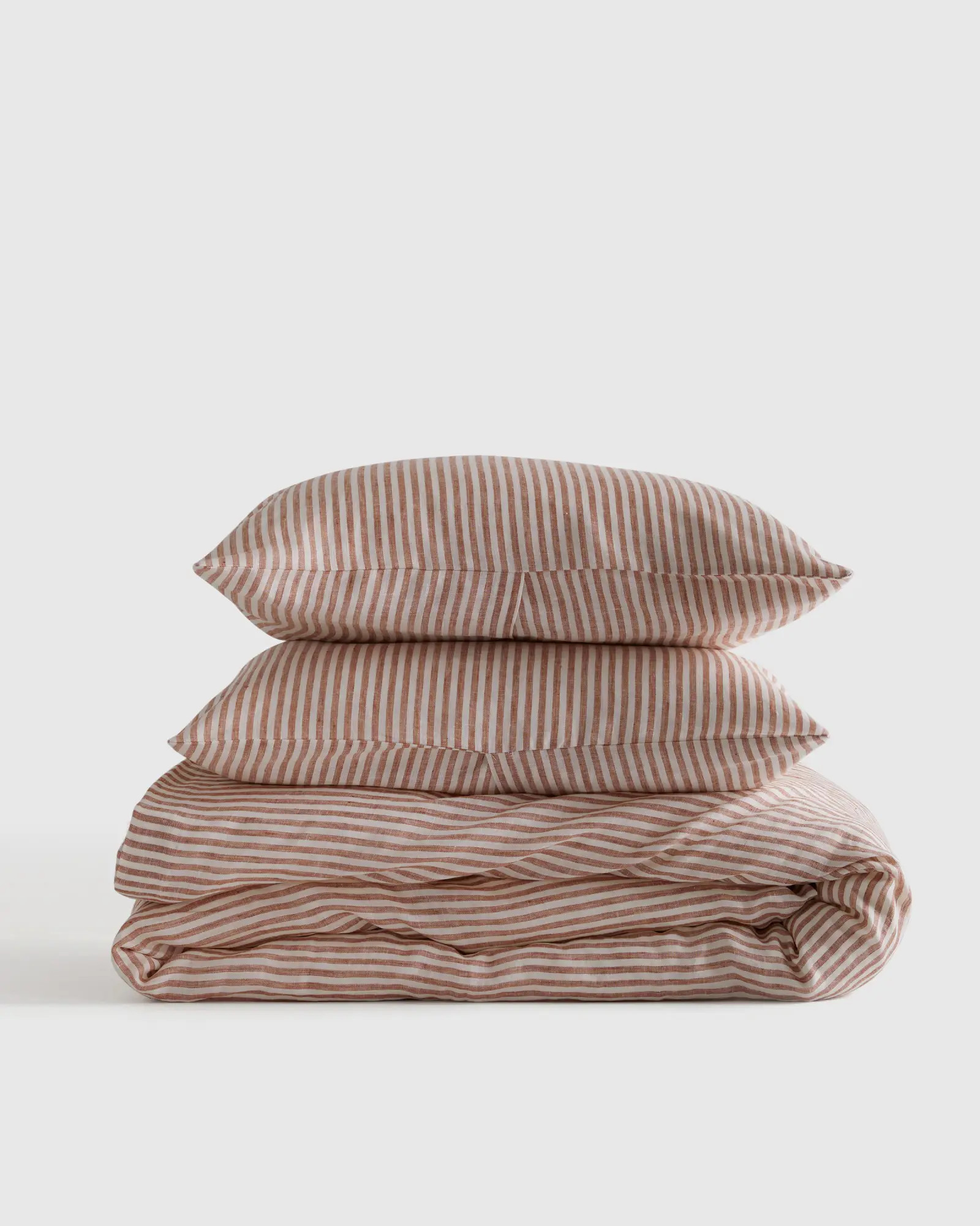 European Linen Stripe Duvet Cover Set | Quince | Quince