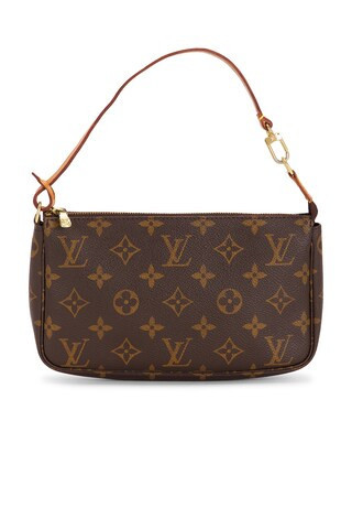 Louis Vuitton Monogram Pochette Accessoires Shoulder Bag in Brown | FWRD 