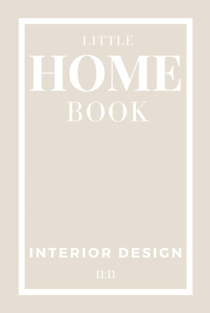 Little Home Book: Aesthetic Neutral Coffee Table Books, Decorative Home Staging and Bookshelf Sty... | Amazon (UK)