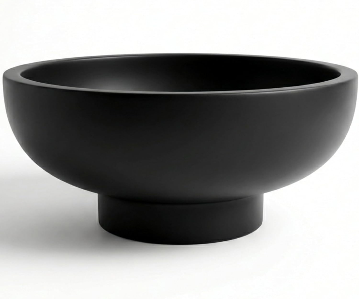 OAKOA Black Decorative Bowl for Home Decor - Black Fruit Bowl Decorative | Amazon (US)