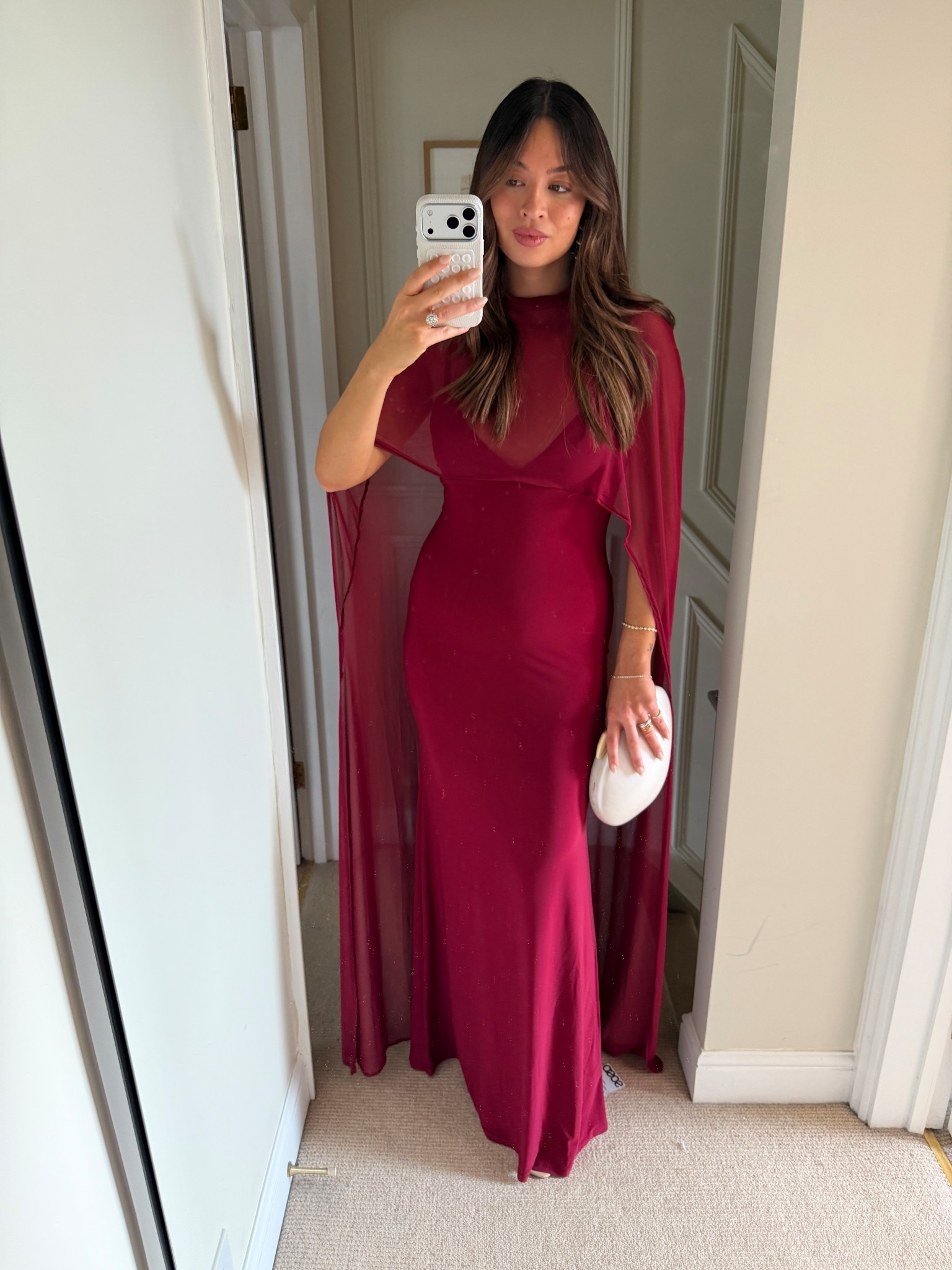 the cape obsession continues 🔥❤️‍🔥 #weddingguest #weddingstyle #weddingguest 

#LTKwedding