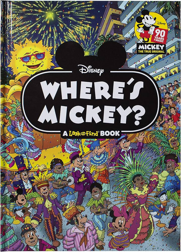 Disney - Where's Mickey Mouse - A Look and Find Book Activity Book - PI Kids | Amazon (US)