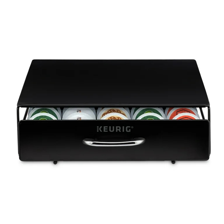 Keurig Under Brewer Storage Drawer, Holds 35 K-Cup Pods, Black | Walmart (US)