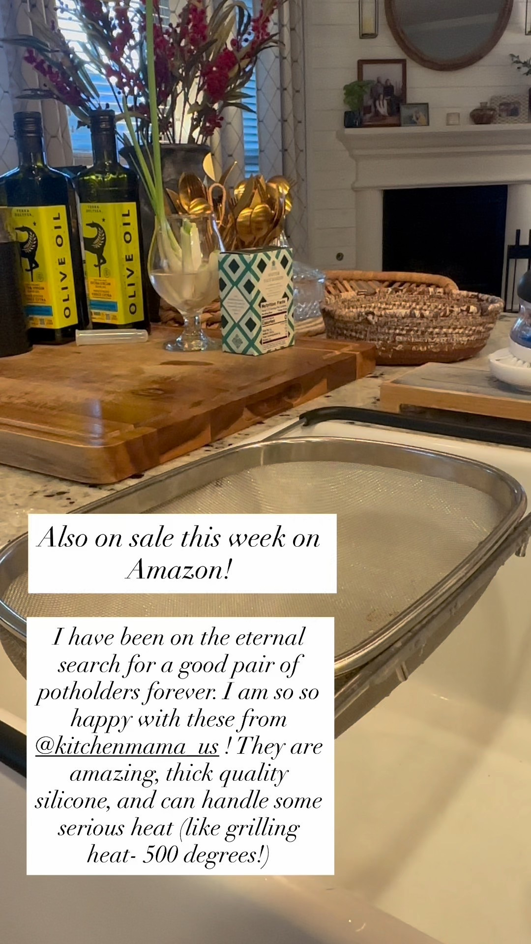 The Kitchen Mama oven mitts are everything! I have been on the search for some really good ones, and these are it! They are high quality silicone, can handle heat up to 500 degrees. They come in several fun colors, too! 

#LTKHome