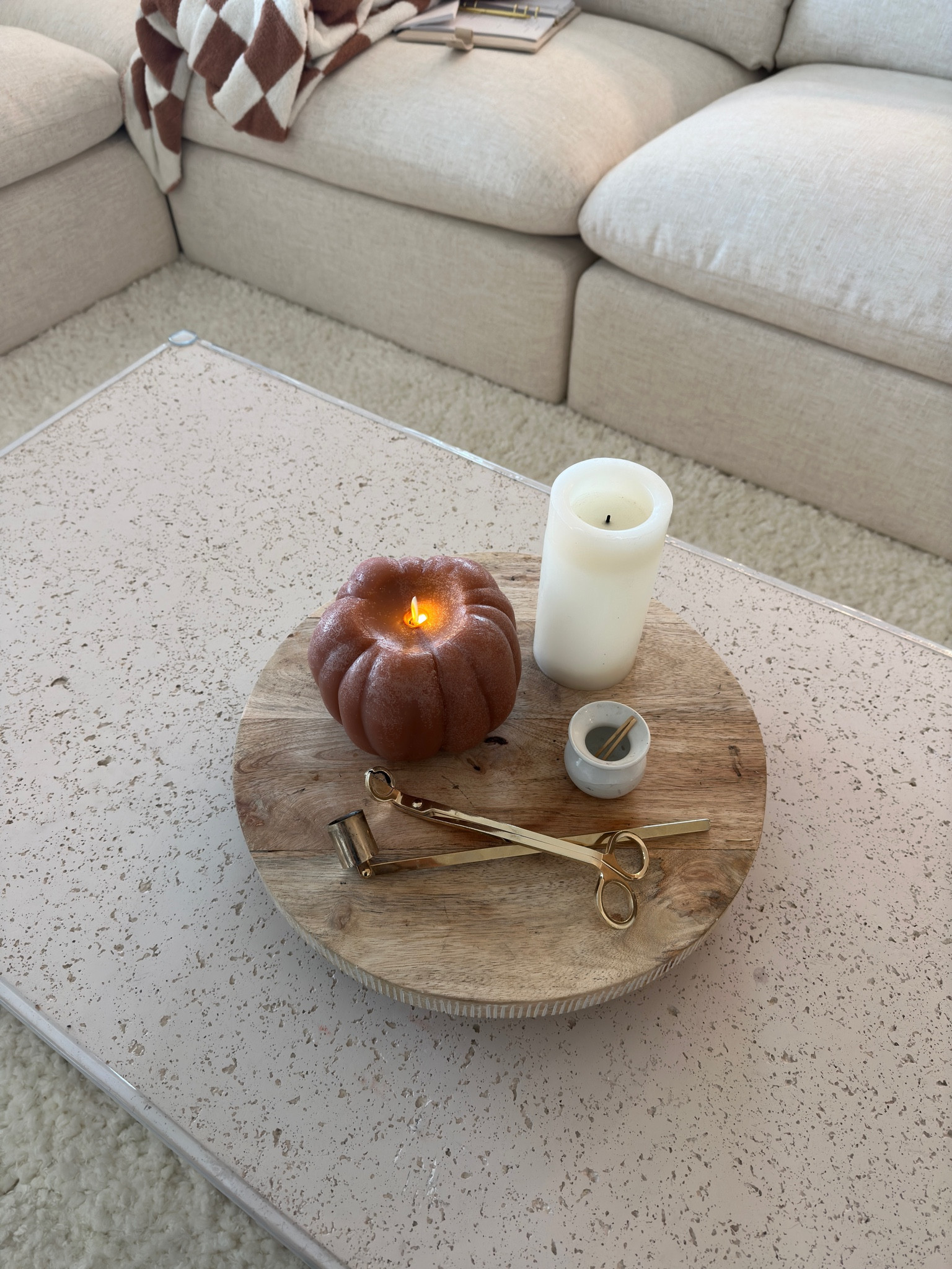 My new favorite (but stupid expensive 😂) pumpkin faux candle! Love this because when it moves it always actually looks like it’s lit and it’s toddler friendly! So worth it 😂🍂 

#LTKSeasonal #LTKfindsunder100 #LTKhome