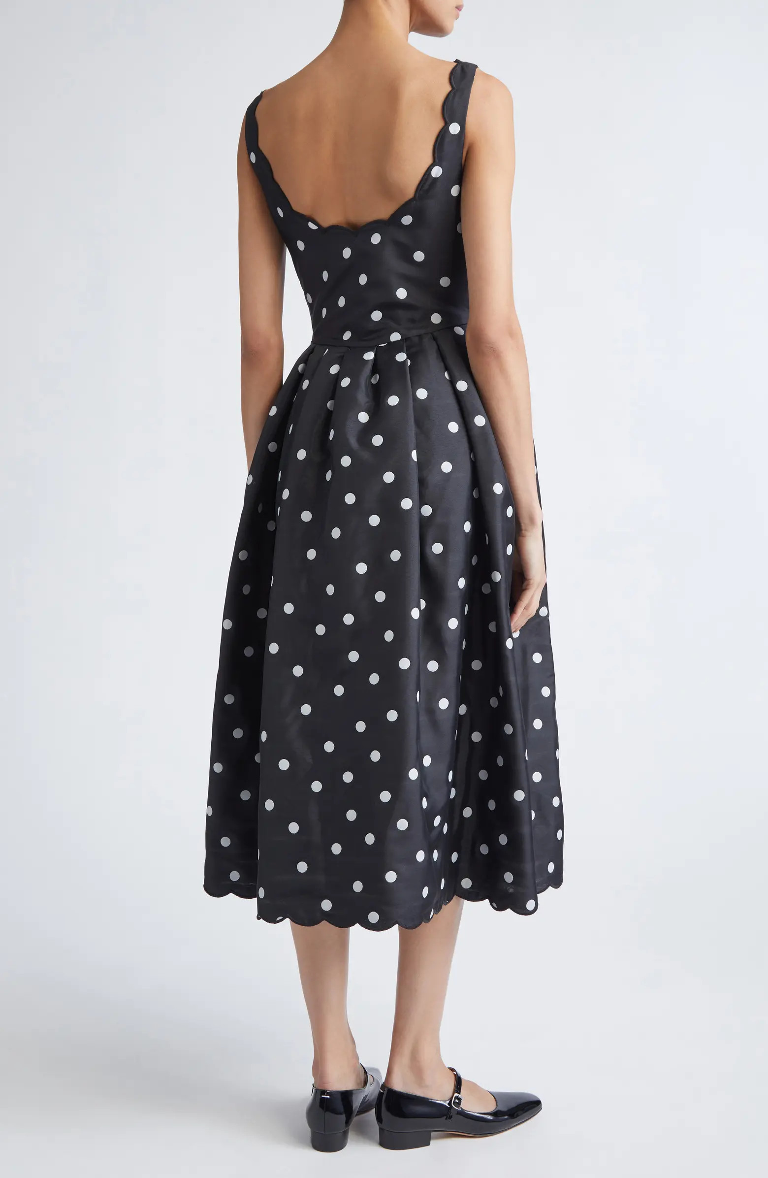 Stine Goya Polka Dot Sleeveless Midi Cocktail Dress | Nordstrom | Nordstrom