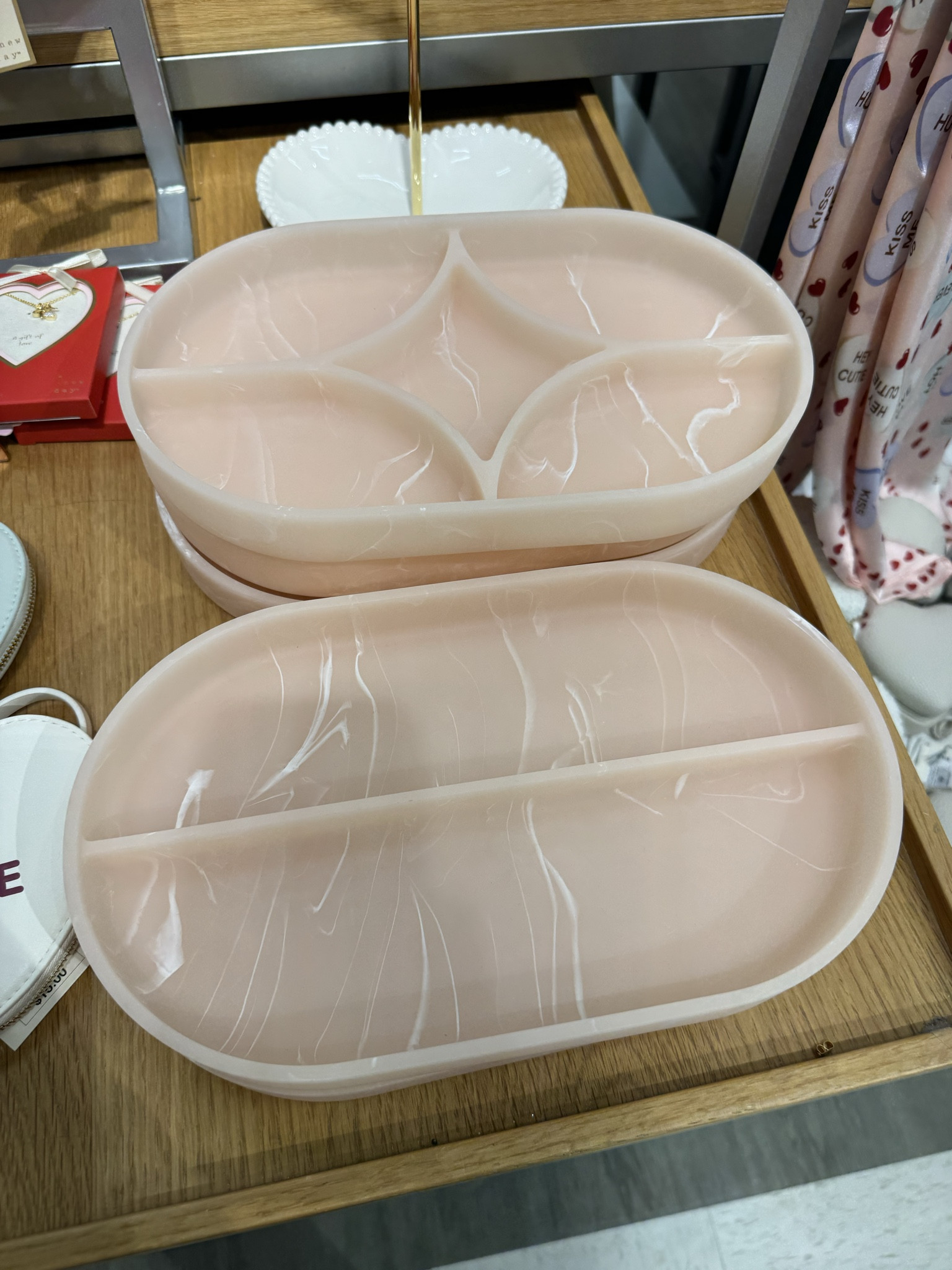 How cute are these stackable jewelry trays! I love the coloring on these and the marbles detailing makes them look very high end 

#LTKHome #LTKSaleAlert #LTKselfcare