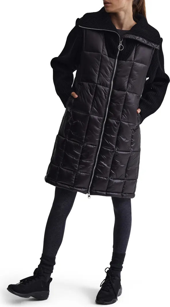 Mayten Knit Accent Puffer Coat | Nordstrom