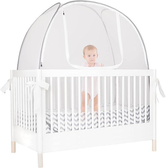 Pro Baby Safety Pop Up Crib Tent, Fine Mesh Crib Netting Cover to Keep Baby from Climbing Out, Fa... | Amazon (US)
