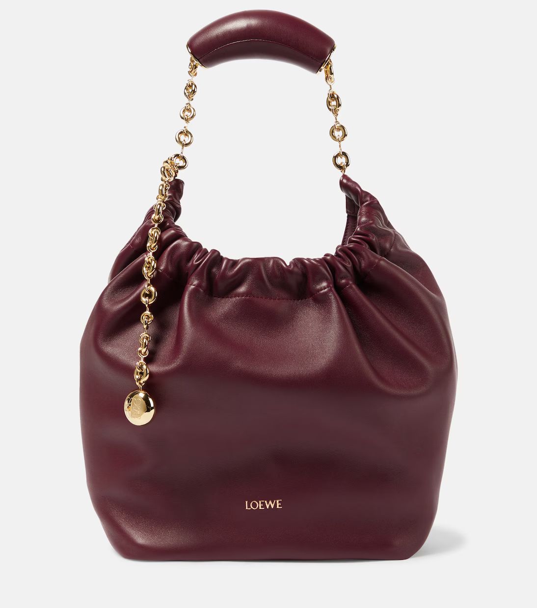 Squeeze Small leather shoulder bag | Mytheresa (UK)