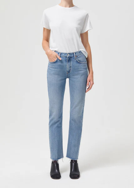 Cherie High Rise Straight in Tone | AGOLDE