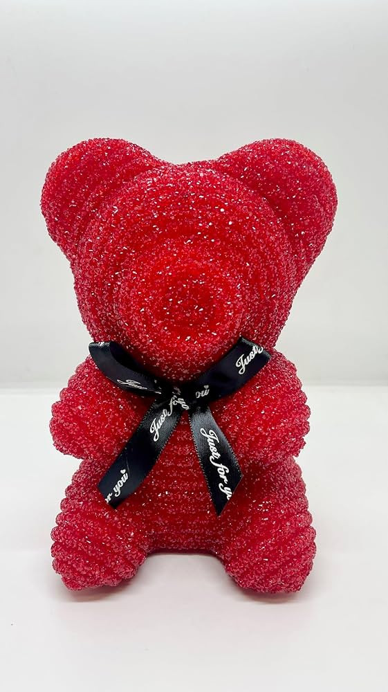 Shiny Crystal Glitter Teddy Bear, Romantic Glitter Bear Gift for Any Occasion, Desktop, Bedroom, ... | Amazon (US)