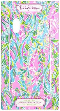 Lilly Pulitzer Cute Pink/Blue/Green iPhone X/XS Case for Women, Unicorn of The Sea | Amazon (US)