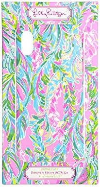 Lilly Pulitzer Cute Pink/Blue/Green iPhone X/XS Case for Women, Unicorn of The Sea | Amazon (US)