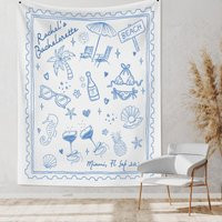 Bachelorette Party Decor, Custom Beach Banner, Weekend Backdrop, Tapestry, Bridal Shower | Etsy (US)