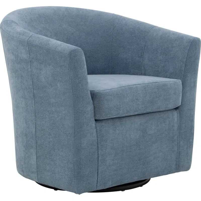 Hansell Upholstered Swivel Barrel Chair | Wayfair North America