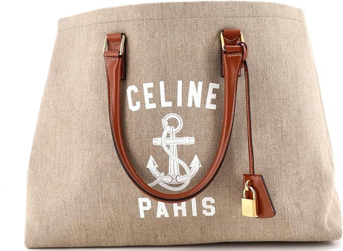Amazon.com: Celine, Pre-Loved St. Tropez Horizontal Cabas Tote, Neutral : Amazon Luxury | Amazon (US)
