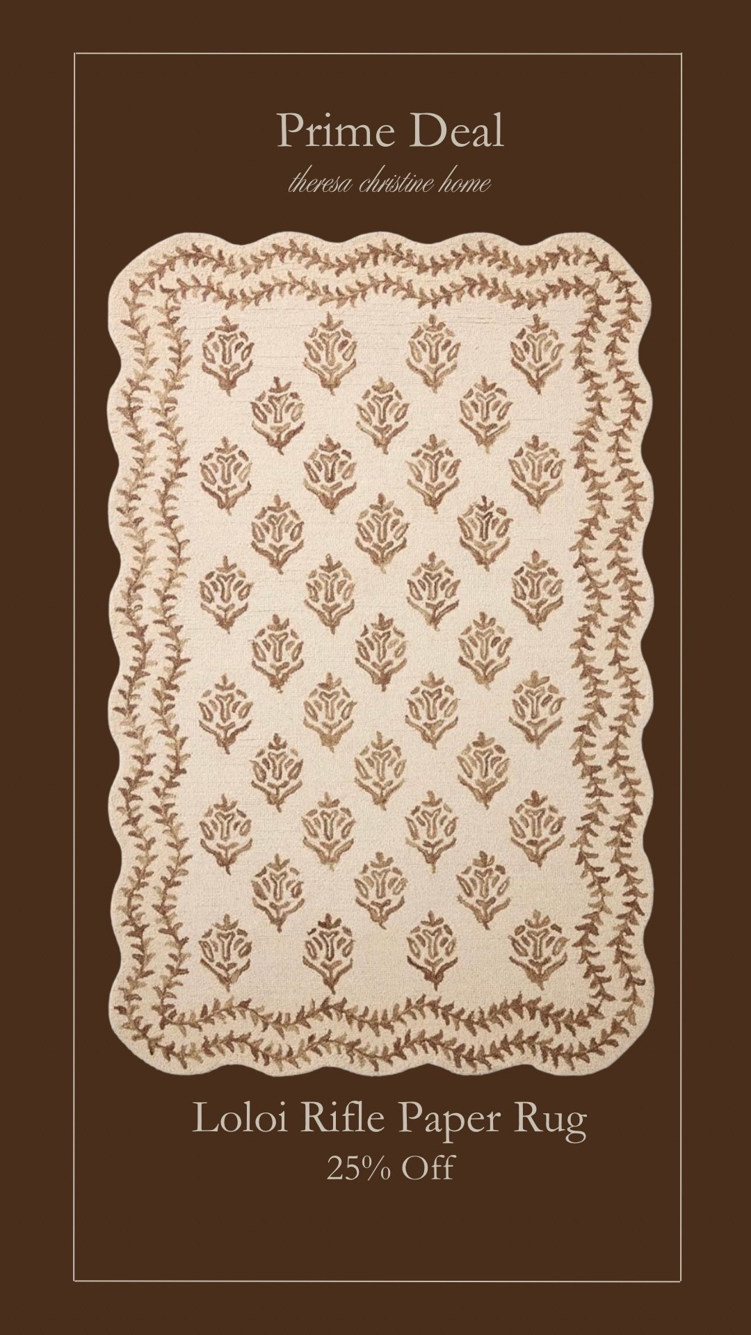 Loloi Rifle Paper Co. Rug on Prime Day Deals