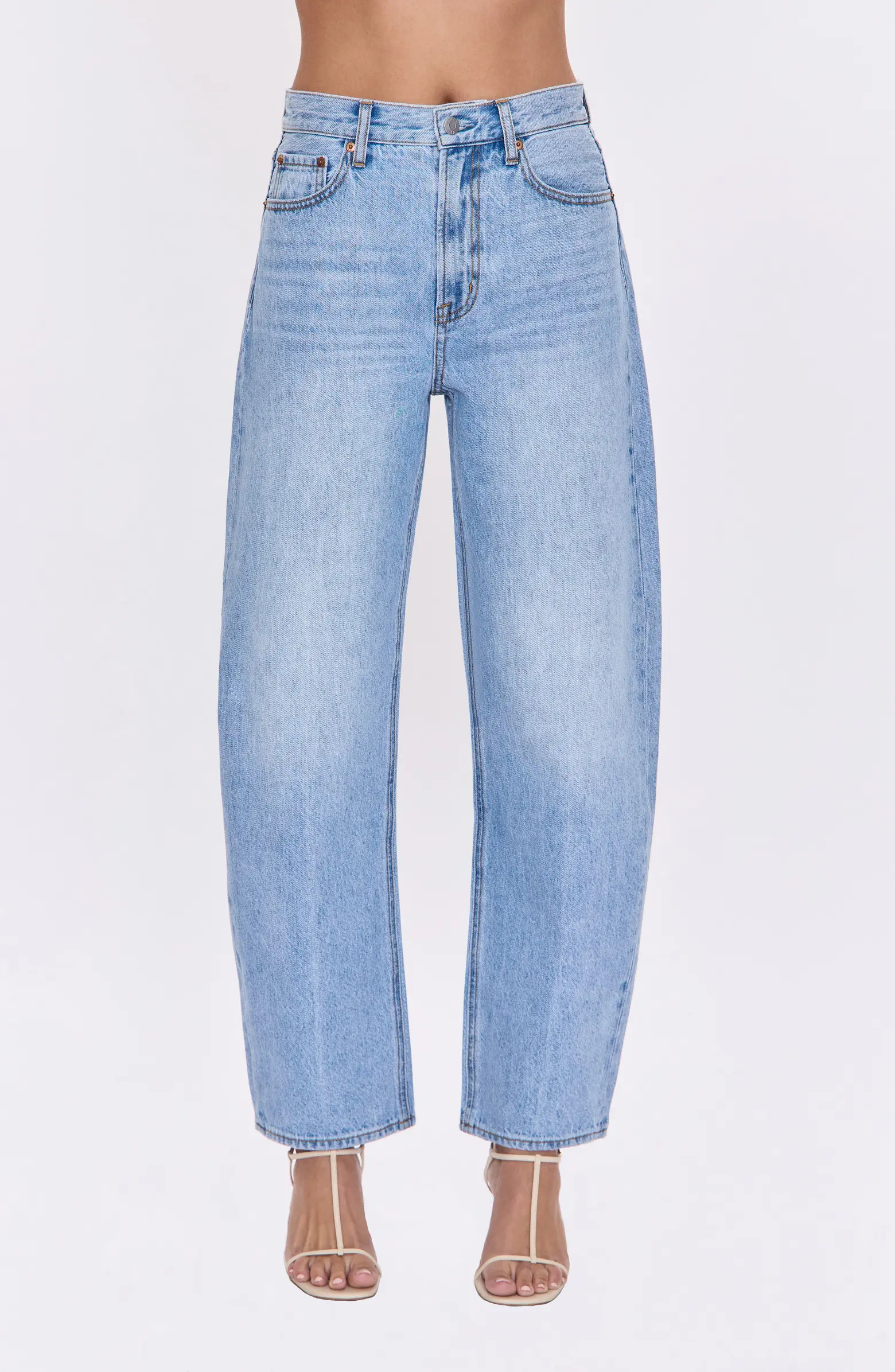 Pistola Wes High Waist Barrel Jeans | Nordstromrack | Nordstrom Rack