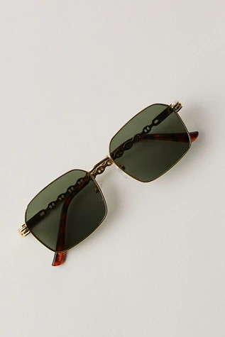 Rhythm Metal Rectangle Sunglasses | Free People (Global - UK&FR Excluded)