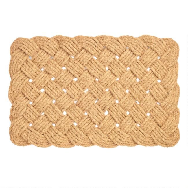 Natural Coir Rope Knot Doormat | World Market